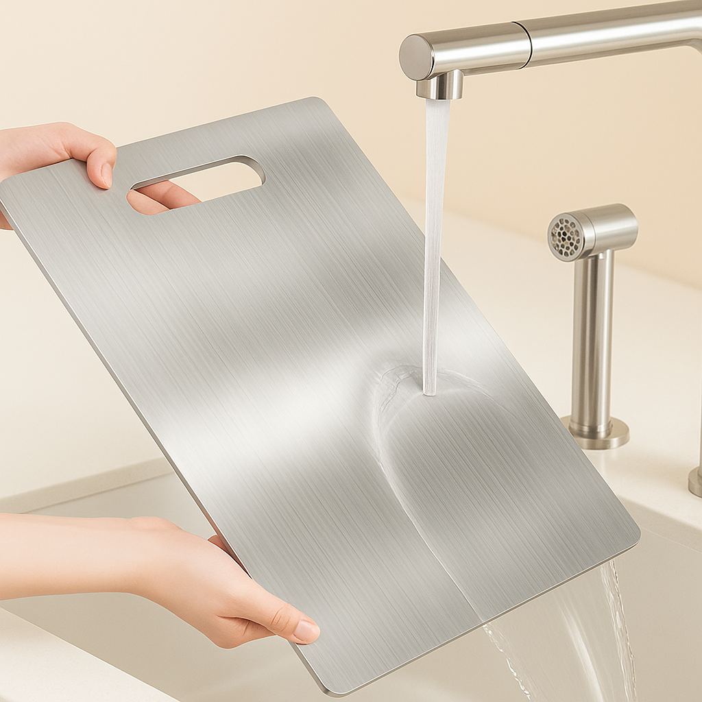 Tábua de Corte em Aço Inoxidável Premium