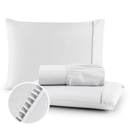 Conjunto de cama três peças 400 fios
